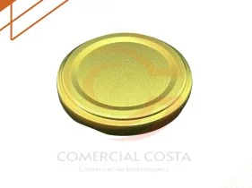 Tampa 63mm Dourada